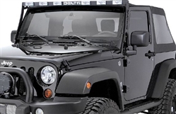 JEEP JK & TJ Super SkyBar w/ 6 Xenon Lights and LED Cab Lights By Delta DEL-01-9572-10XB