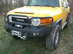 FJ Replacement Winch Mount Ready Bumper w/ Grill Guard by Fab Fours