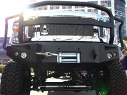 2008 Ford Super Duty w/ Full Grill Guard by Fab Fours