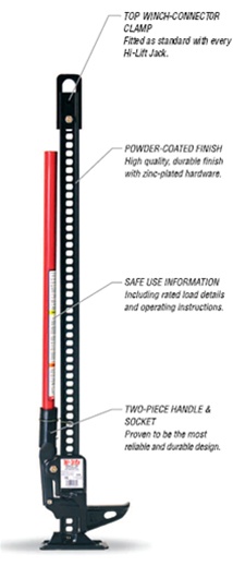 Hi Lift Cast/Steel 48" Jack By Hi-Lift