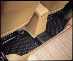 Rear Floor Liner Black Molded Rubber by Husky