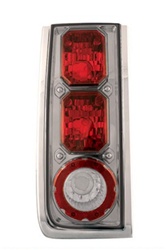 H2 Crystal Clear Tail Light w/ Platinum Smoke by IPCW