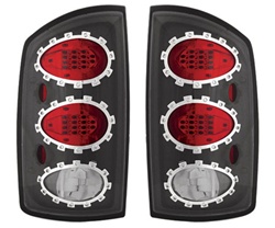 02-06 Ram L.E.D. Tail Lamps Bermuda Black by IPCW