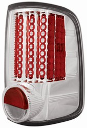 04-07 F150 Styleside L.E.D. Tail Lamps Crystal Clear by IPCW