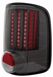 04-07 F150 Styleside L.E.D. Tail Lamps Carbon Fiber by IPCW