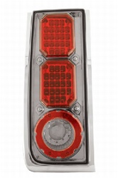 H2 LED Crystal Clear Tail Light w/ Chrome Smoke by IPCW