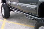 N-Fab's Wheel-to-Wheel Nerf Steps for '01-'06 Chevy/GMC C1500HD/C2500HD/C3500HD Crew Cab Short Bed