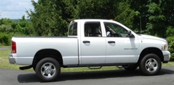 N-Fab's Wheel-to-Wheel Nerf Steps for '06-'08 Dodge Ram Mega Cab Short Bed