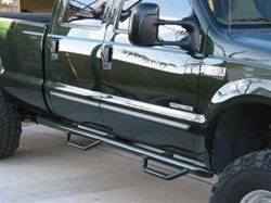 N-Fab's Wheel-to-Wheel Nerf Steps for '80-'96 Ford F250/F350 Extended Cab Long Bed
