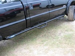 N-Fab's Wheel-to-Wheel Nerf Steps for '99-'09 Ford F250/F350 Crew Cab Long Bed
