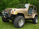 N-Fab's Wheel-to-Wheel Nerf Steps for '97-'06 Jeep Wrangler YJ