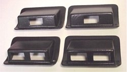 Aluminum Light Switch Bezel Set- Black PM-H1-INT-293