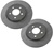 H3 Slotted Front Brake Rotors (set of front 2) - by Porterfield Brakes