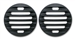 #FJ0003SB Toyota FJ Cruiser Billet Marker Light Guards, Black