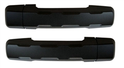 #TU0003SB Tundra Crew Max Black Powder Coated Billet Rear Door Handle Covers