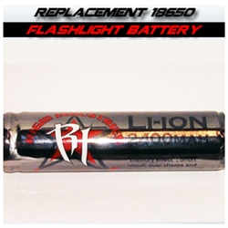 Replacement 18650 Flashlight Battery