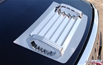 HUMMER H2 1-Piece Stainless Steel Top Grille W/ Billet Aluminum Handles By Realwheels (Replacement Grille)