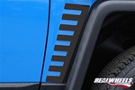 FJ Black Rear Lower Accent Trim (2pc Set) by RealWheels