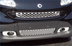 Stainless Steel Front Grille and Fog Lights Overlay Kit 2 by Real Wheals