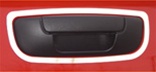 07-08 Ram Stainless Steel Tailgate Door Handle Surround by RealWheels