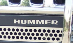 Hummer H3 Bumper Letters by Steelcraft