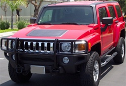 Hummer H3 Grill Guard Black or Stainless Steel by Steelcraft