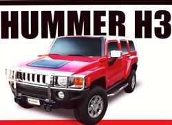 Hummer H3 Grill Guard Black or Stainless Steel by Steelcraft