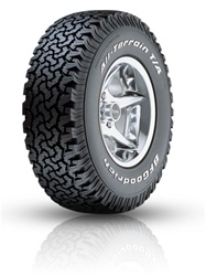 Hummer H2 BF Goodrich LT315/70R17D A/T TA KO 121R BSW