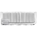 All Chrome Vertical Replacement Grill TEAKA-33331