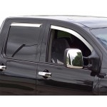 Chrome ABS Window Visors (4 pcs.) TEAKA-72802