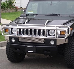 HUMMER H2 OEM Brush Guard Stainless Steel Grill Guard