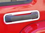 Hummer H3 Stainless Steel Door Handle Surrounds Set