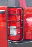 Hummer H3 Taillight Guard Set - Black Powder Coat