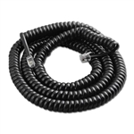 Polycom 25' Coiled Handset Cord Black