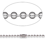 Aluminum Ball Chain Necklace 36" (3mm)