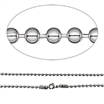 Bead Chain Necklace 30" (3mm)