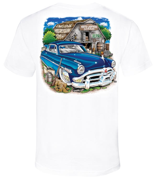 White Lightning Garage T-Shirt