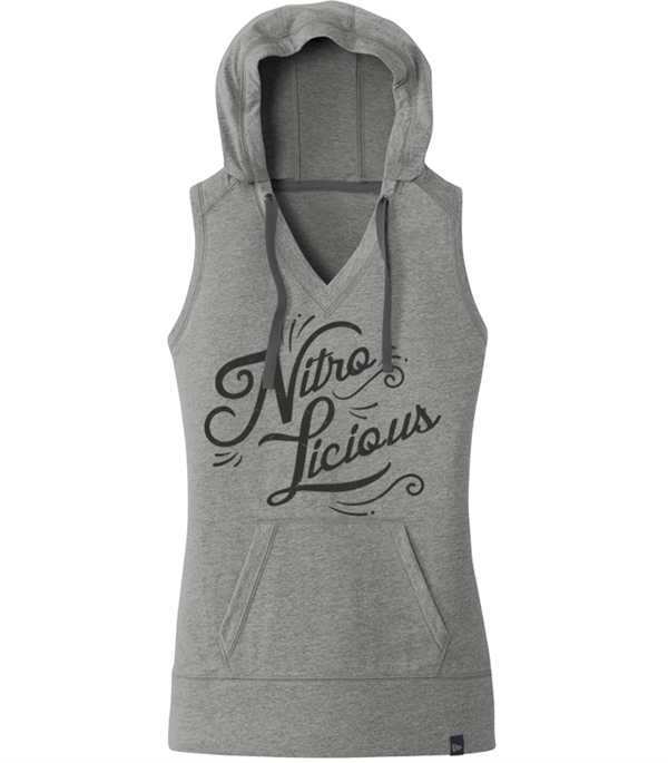 Nitrolicious Script Hooded Tank (Grey)