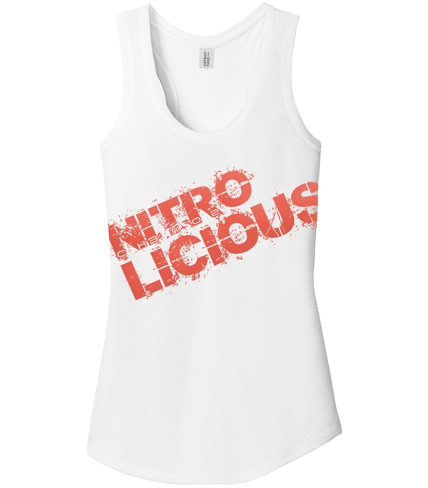 Nitrolicious Racerback Tank (White)