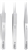 Excelta 4-CO Ultra Fine Point Straight Tapered Cobaltima Tweezers. Forceps