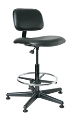 Bevco 4500-V Westmound Upholstered Vinyl Chair with Mushroom Glides