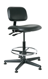 Bevco 4501-V Westmound Upholstered Vinyl Chair with Mushroom Glides