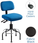 Bevco  Doral 5600-F-CADS/5 Tall Fabric Chair With Dual Wheel Hard Floor Casters