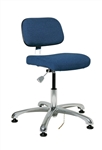 Bevco 8050 Doral Series ESD Upholstered Chair - Seat Height Adjusts 15.5" - 21"
