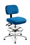 Bevco 8350 Doral Series ESD Upholstered Chair- Seat Height Adjusts 19"-26.5"