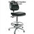 Bevco 9551LE2-BL - Integra-ECR 9000 Series Class 10 ESD Cleanroom Chair - Static Control Vinyl Large Back - 21.5"-3.5" - ESD Mushroom Glides - Blue