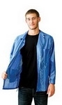 Botron B7302 Small Blue Lightweight ESD Jacket