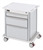 Bowman CT207-0000 Compact, Under Counter Storage Cart 3-Drawers With 5" Casters