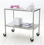 Eagle Group ITU1620 Stainless Steel Two Shelf Instrument Table