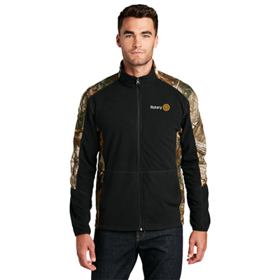 Rotary Camouflage Microfleece Full-Zip Jacket